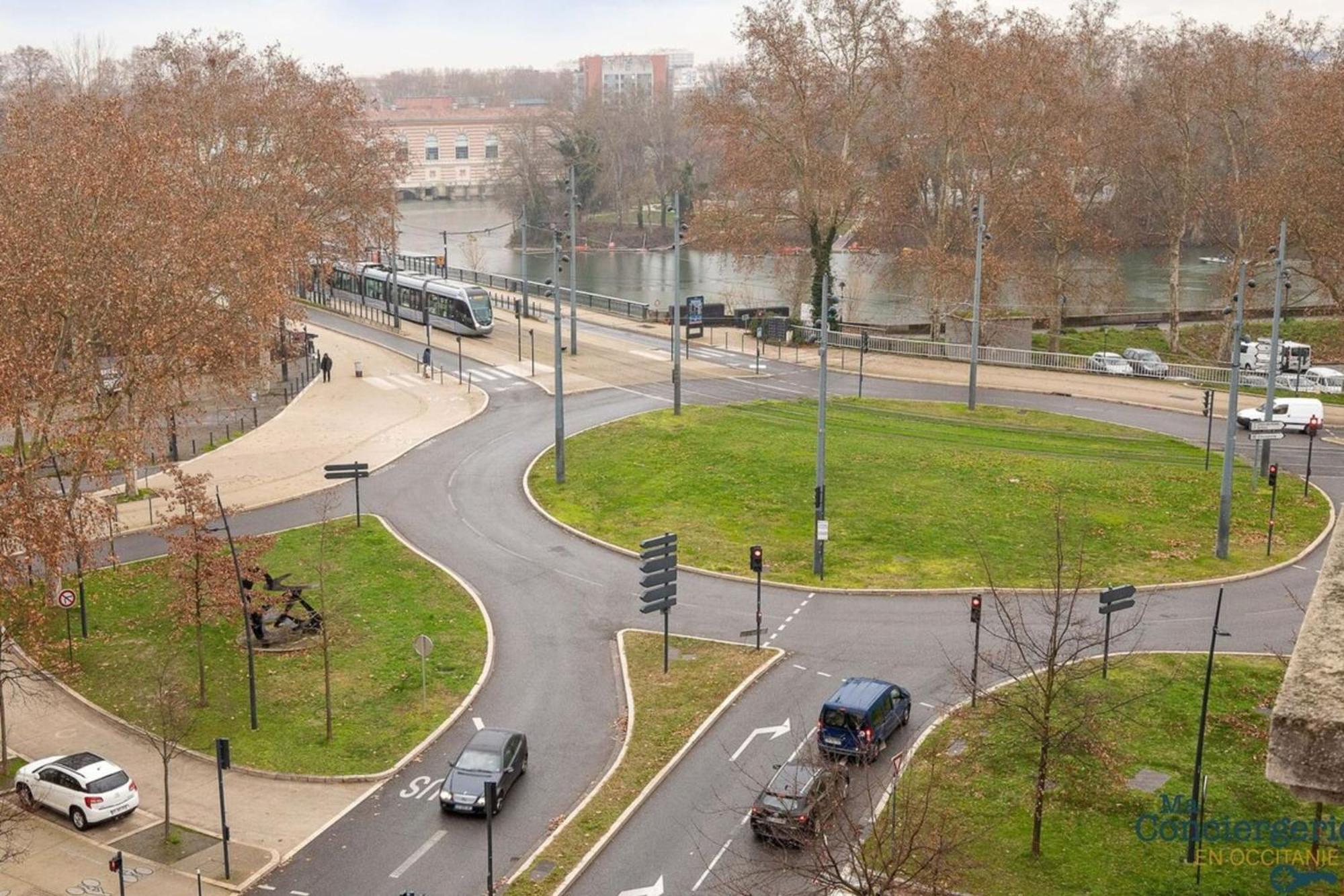 Fac 5 Trammetro Vue Garonne Parking Lejlighed Toulouse Eksteriør billede